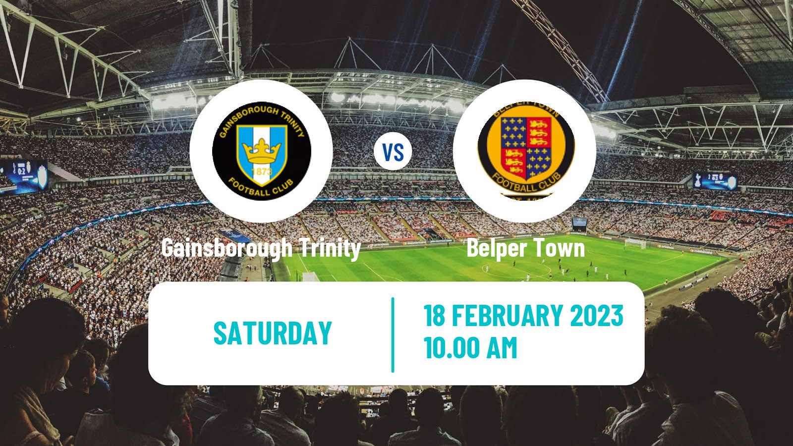 Soccer English NPL Premier Division Gainsborough Trinity - Belper Town