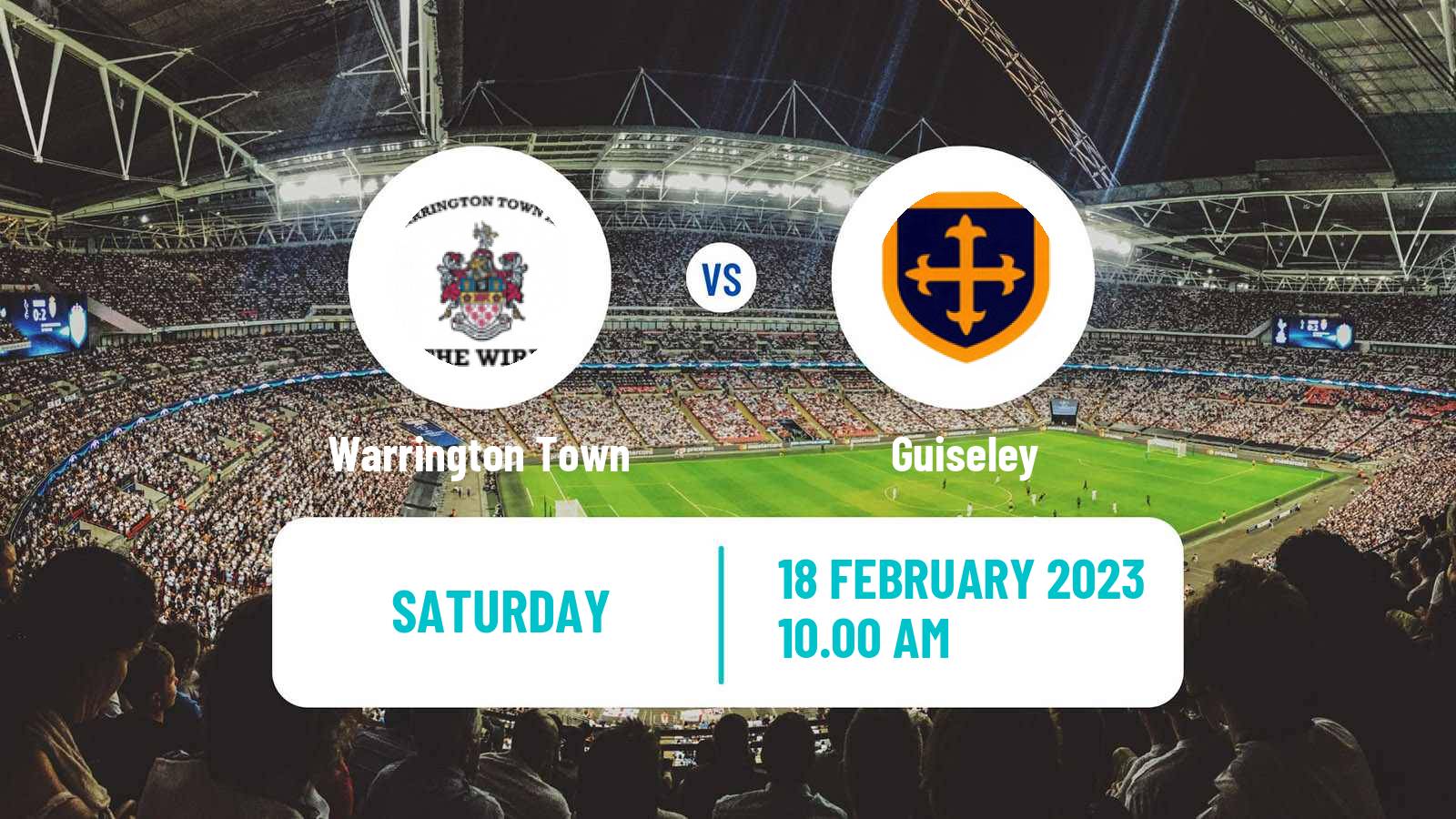 Soccer English NPL Premier Division Warrington Town - Guiseley