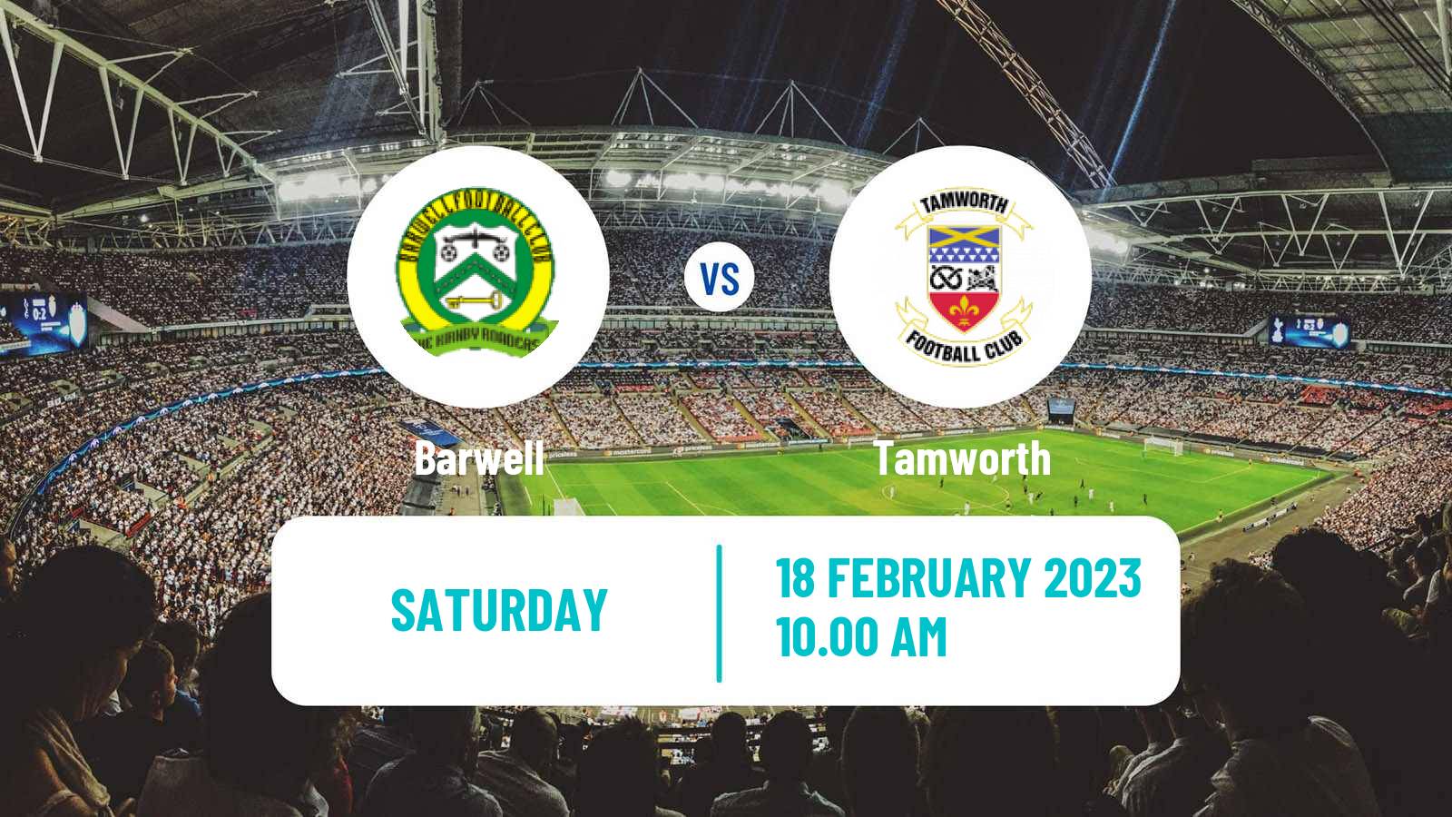 Soccer English Southern League Central Division Barwell - Tamworth