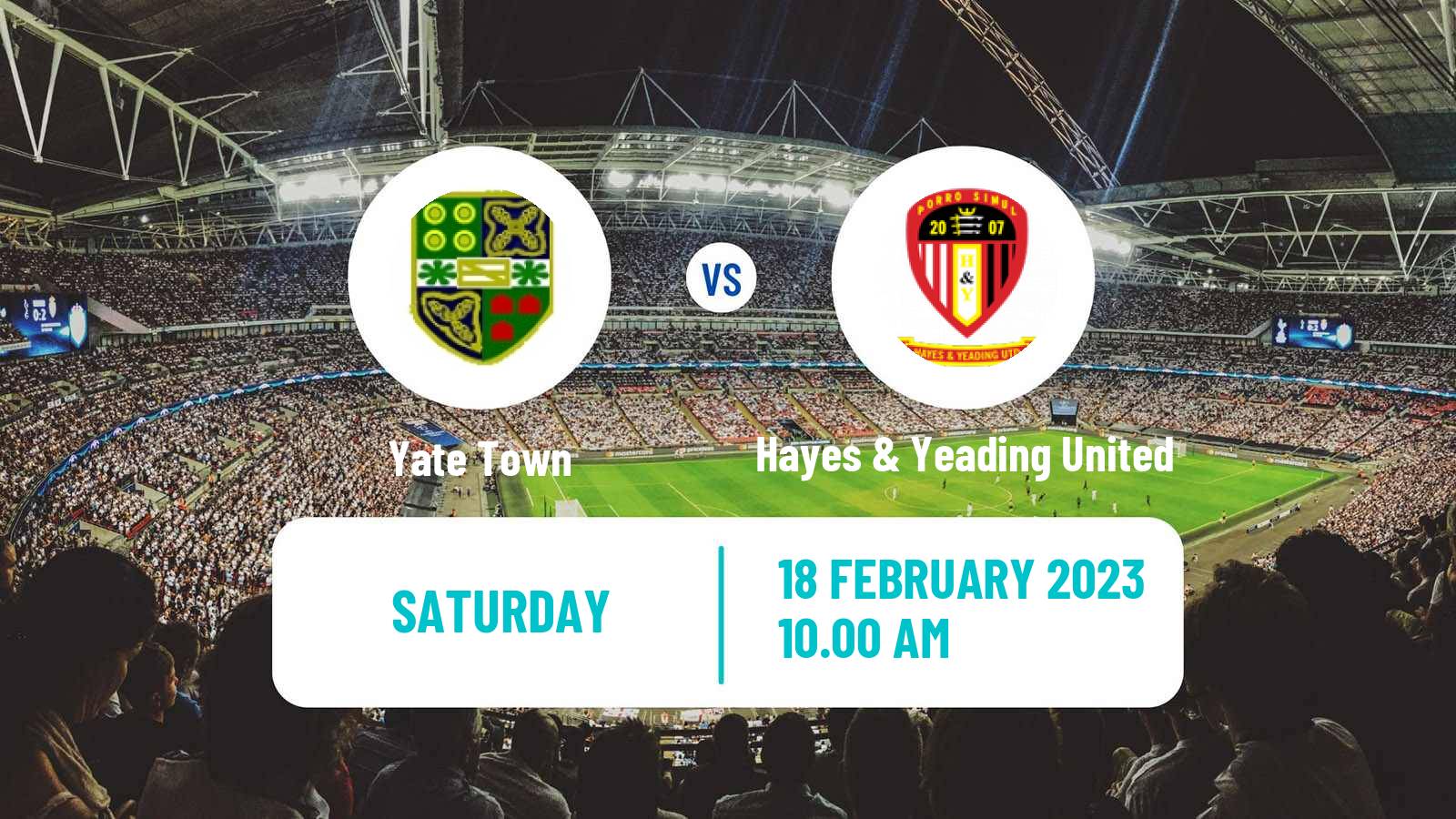 Soccer English Southern League South Division Yate Town - Hayes & Yeading United