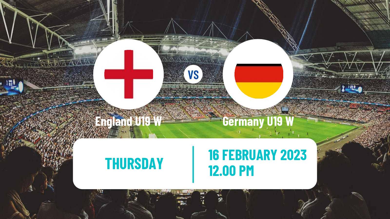 Soccer Friendly International Women England U19 W - Germany U19 W