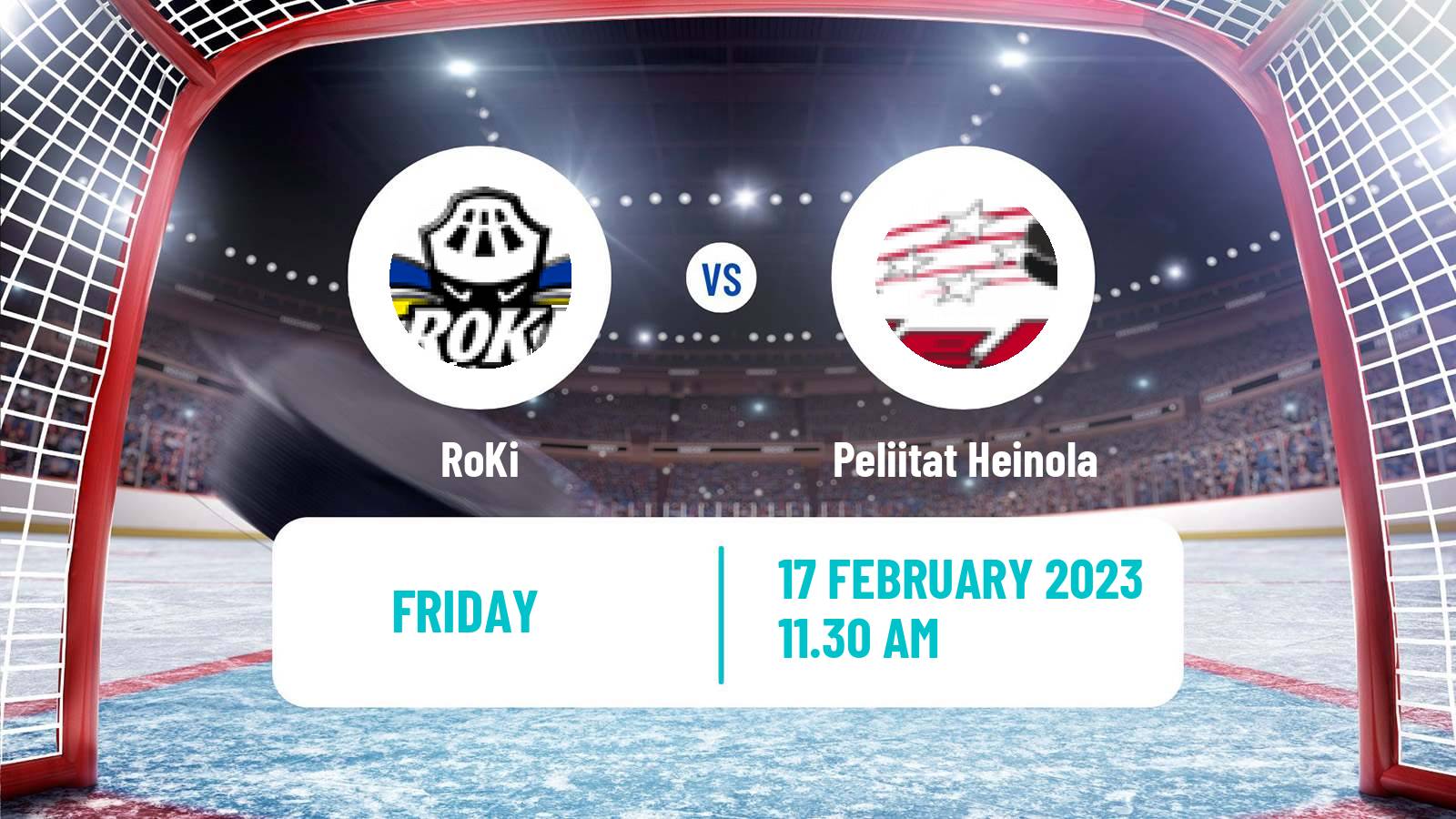 Hockey Finnish Mestis RoKi - Peliitat Heinola