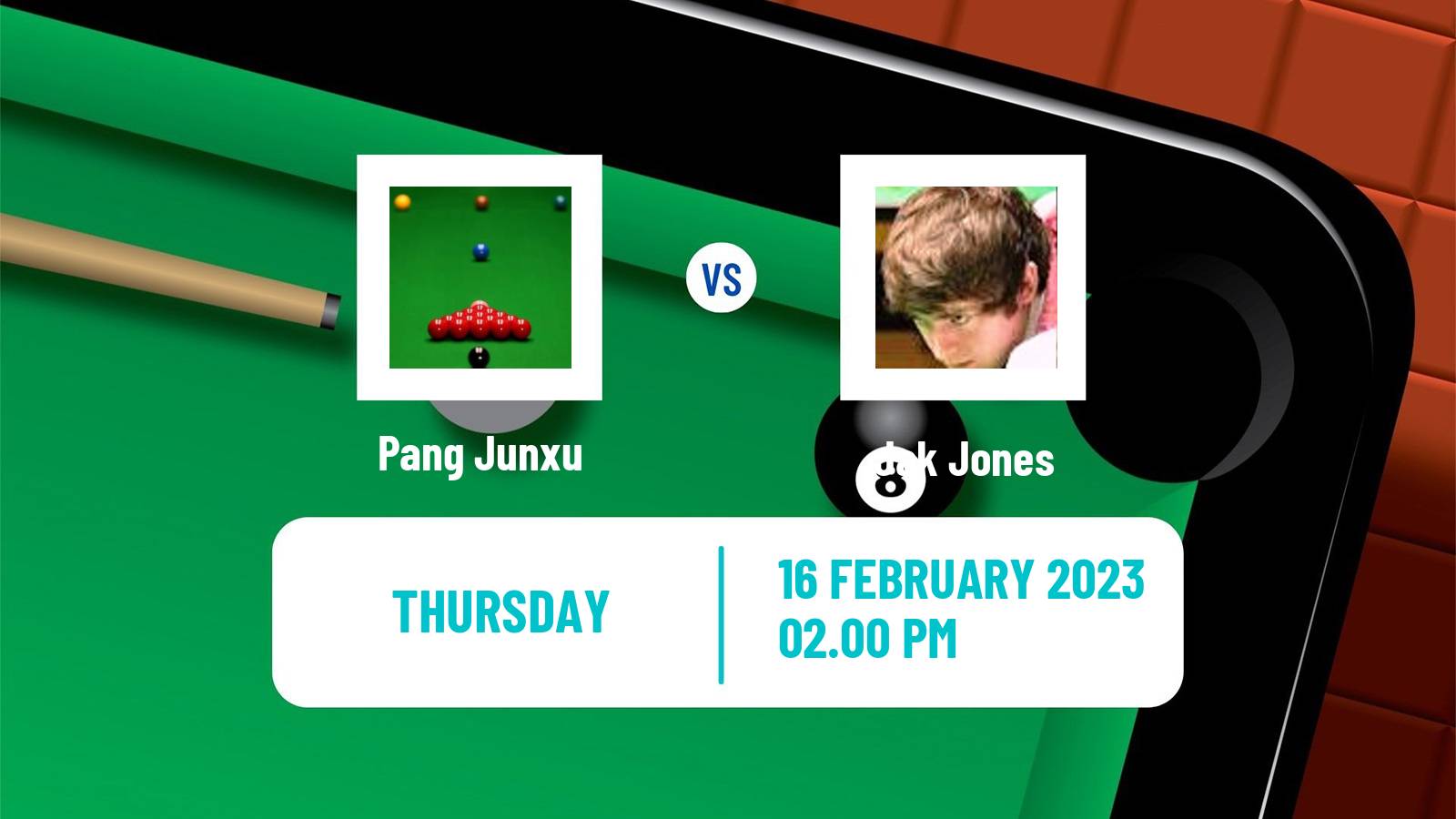 Snooker Snooker Pang Junxu - Jak Jones