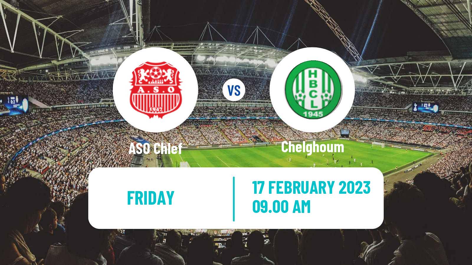 Soccer Algerian Ligue 1 ASO Chlef - Chelghoum