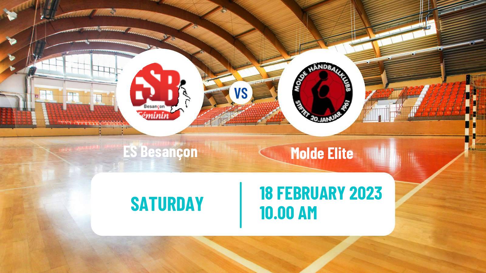 Handball EHF European League Women Besançon - Molde Elite