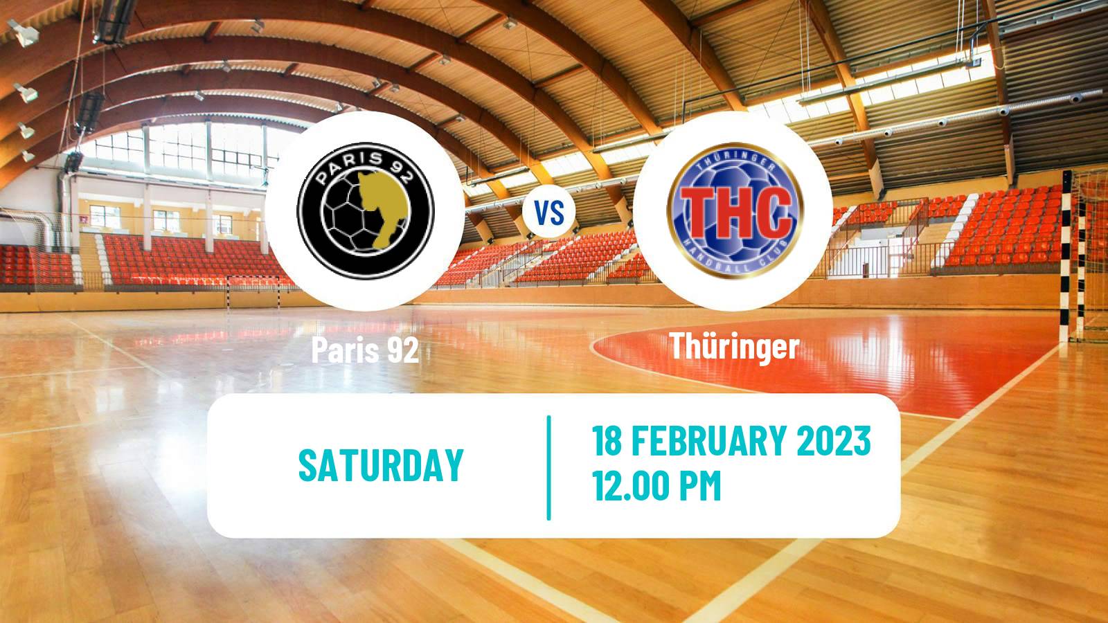 Handball EHF European League Women Paris 92 - Thüringer