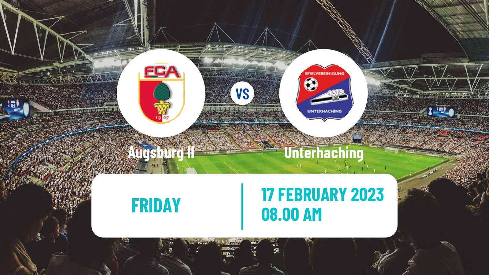 Soccer Club Friendly Augsburg II - Unterhaching