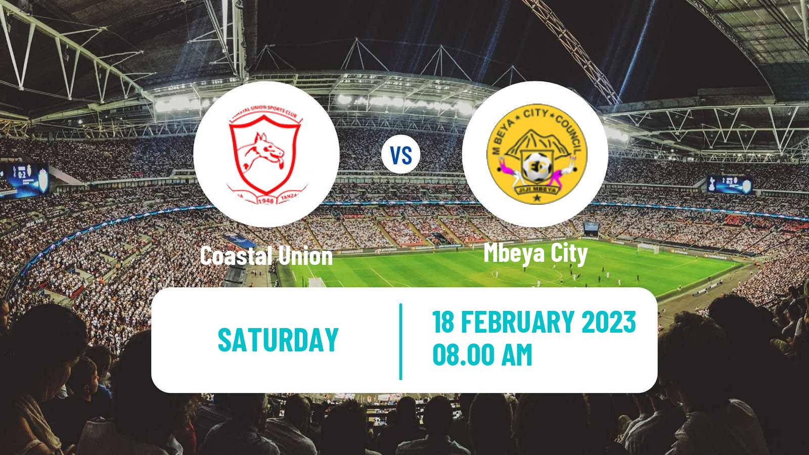 Soccer Tanzanian Premier League Coastal Union - Mbeya City