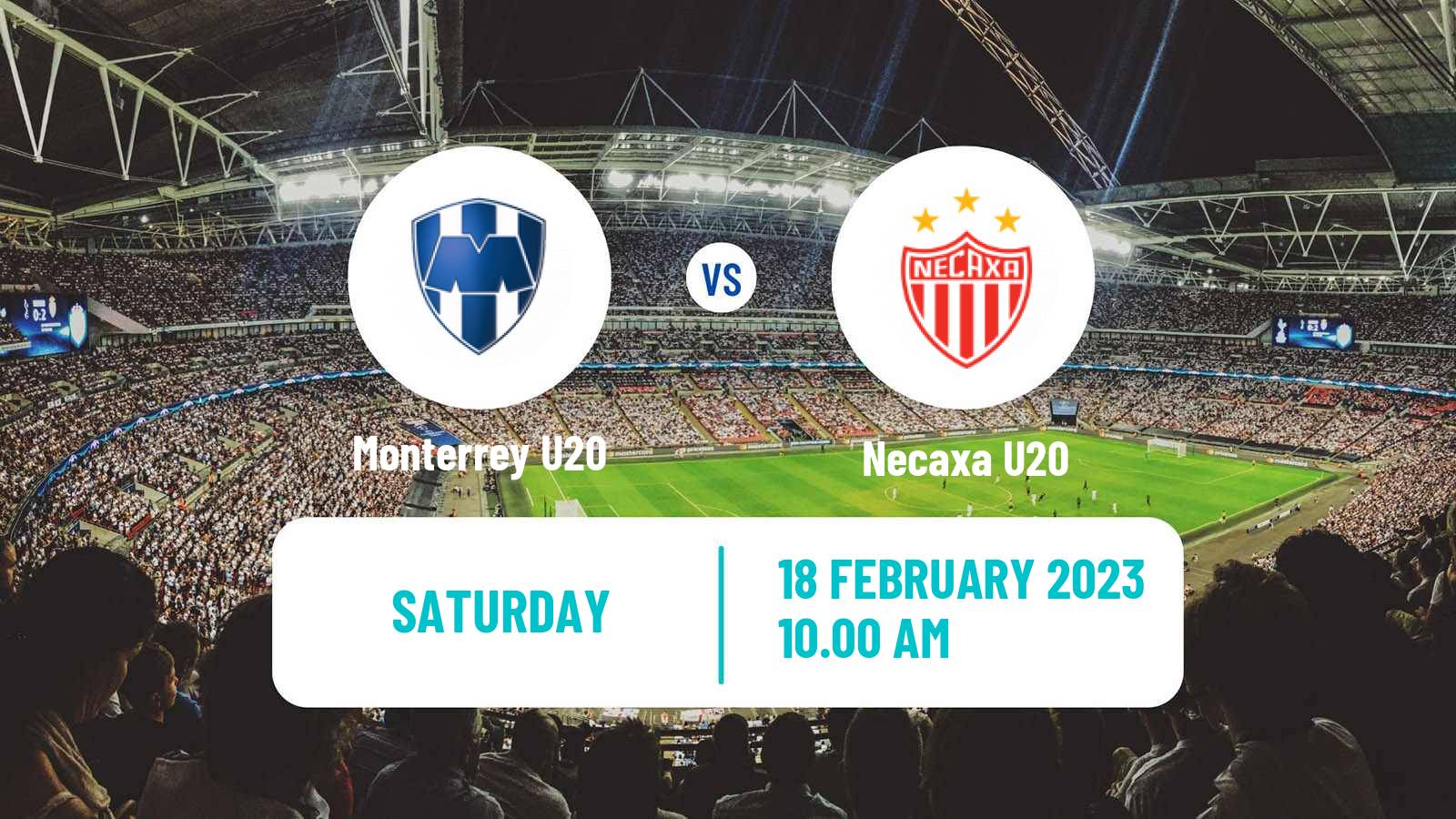 Football Mexican Liga MX U20 Monterrey U20 - Necaxa U20