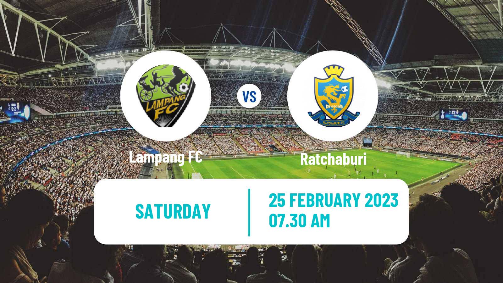 Soccer Thai League 1 Lampang - Ratchaburi