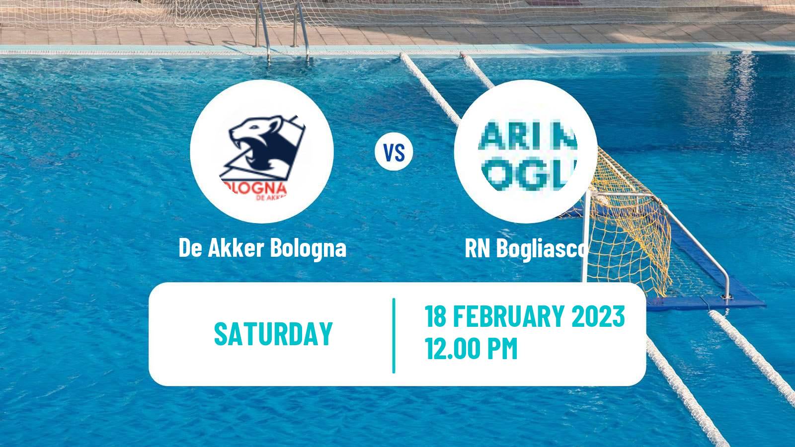 Water polo Italian A1 Water Polo De Akker Bologna - Bogliasco