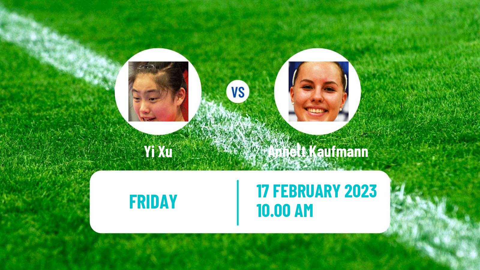 Table tennis Table Tennis Yi Xu - Annett Kaufmann