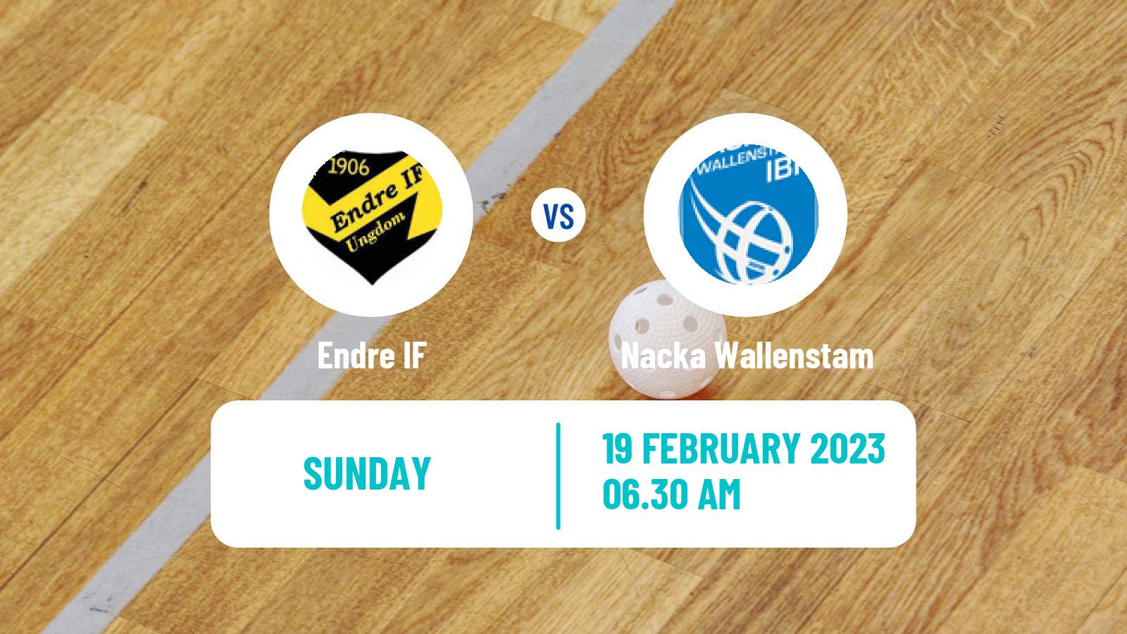 Floorball Swedish Superligan Floorball Women Endre IF - Nacka Wallenstam