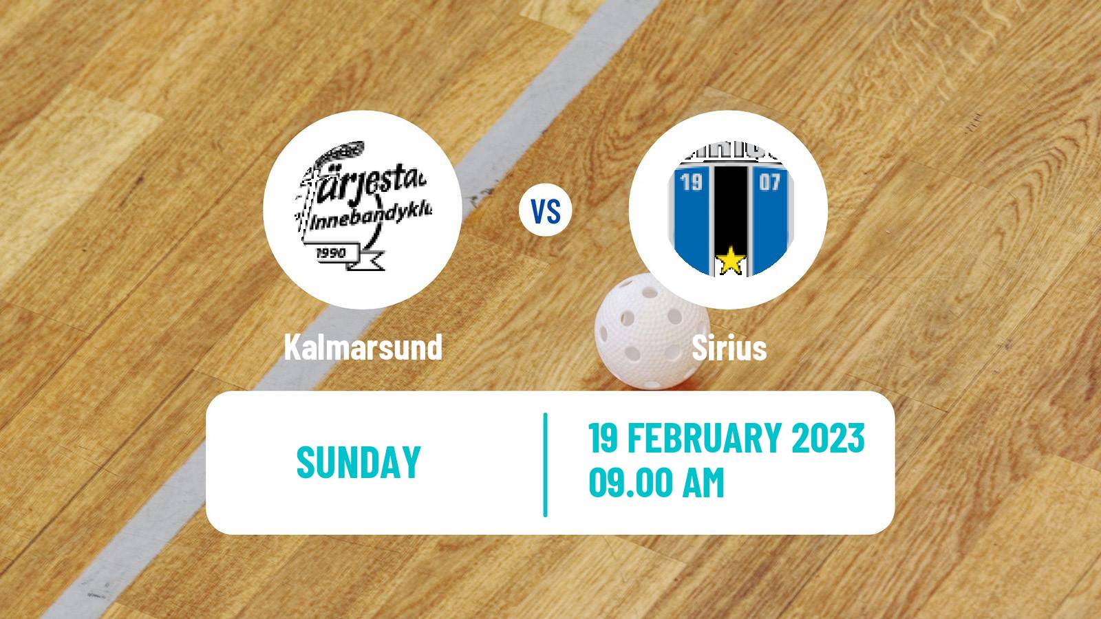 Floorball Swedish Superligan Floorball Women Kalmarsund - Sirius