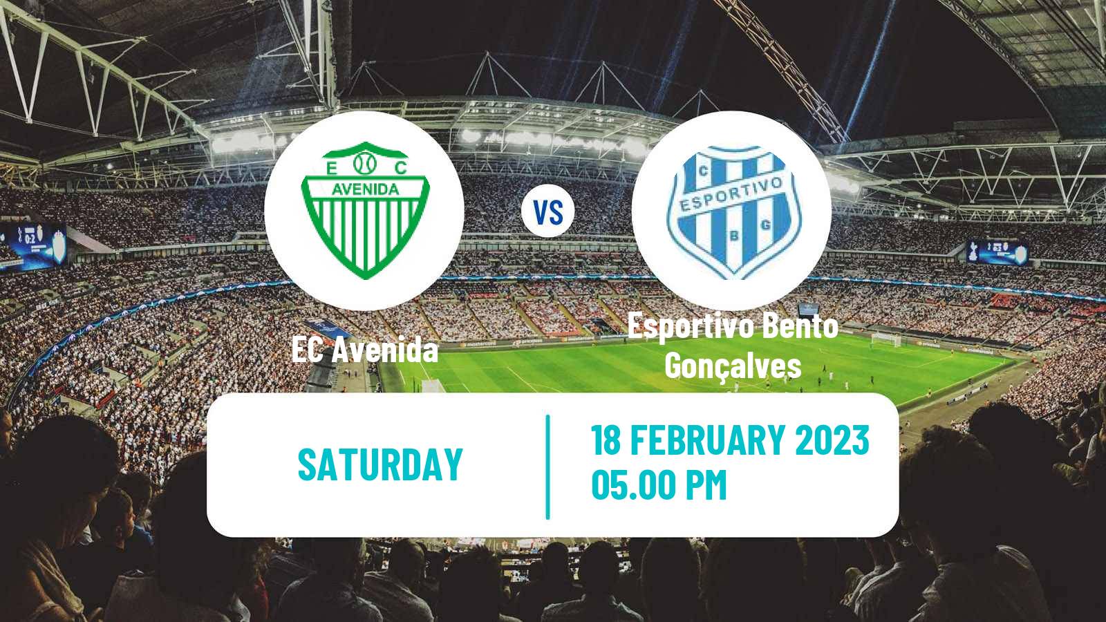 Soccer Brazilian Campeonato Gaucho Avenida - Esportivo Bento Gonçalves