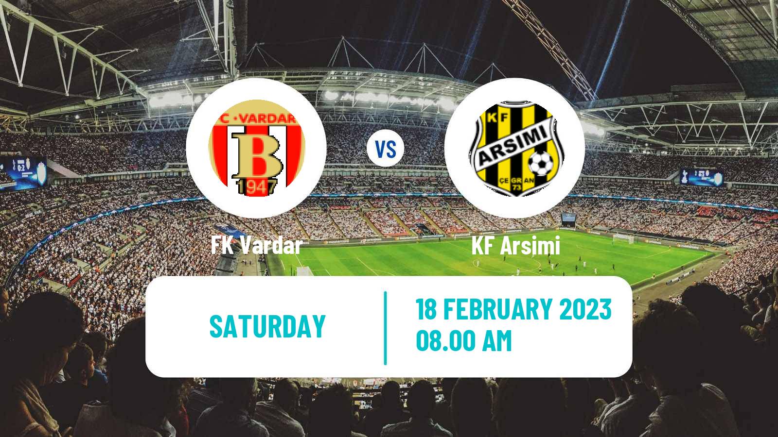 Soccer North Macedonian 2 MFL Vardar - Arsimi