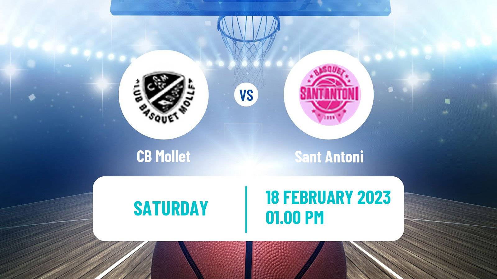 Basketball Spanish LEB Plata Mollet - Sant Antoni