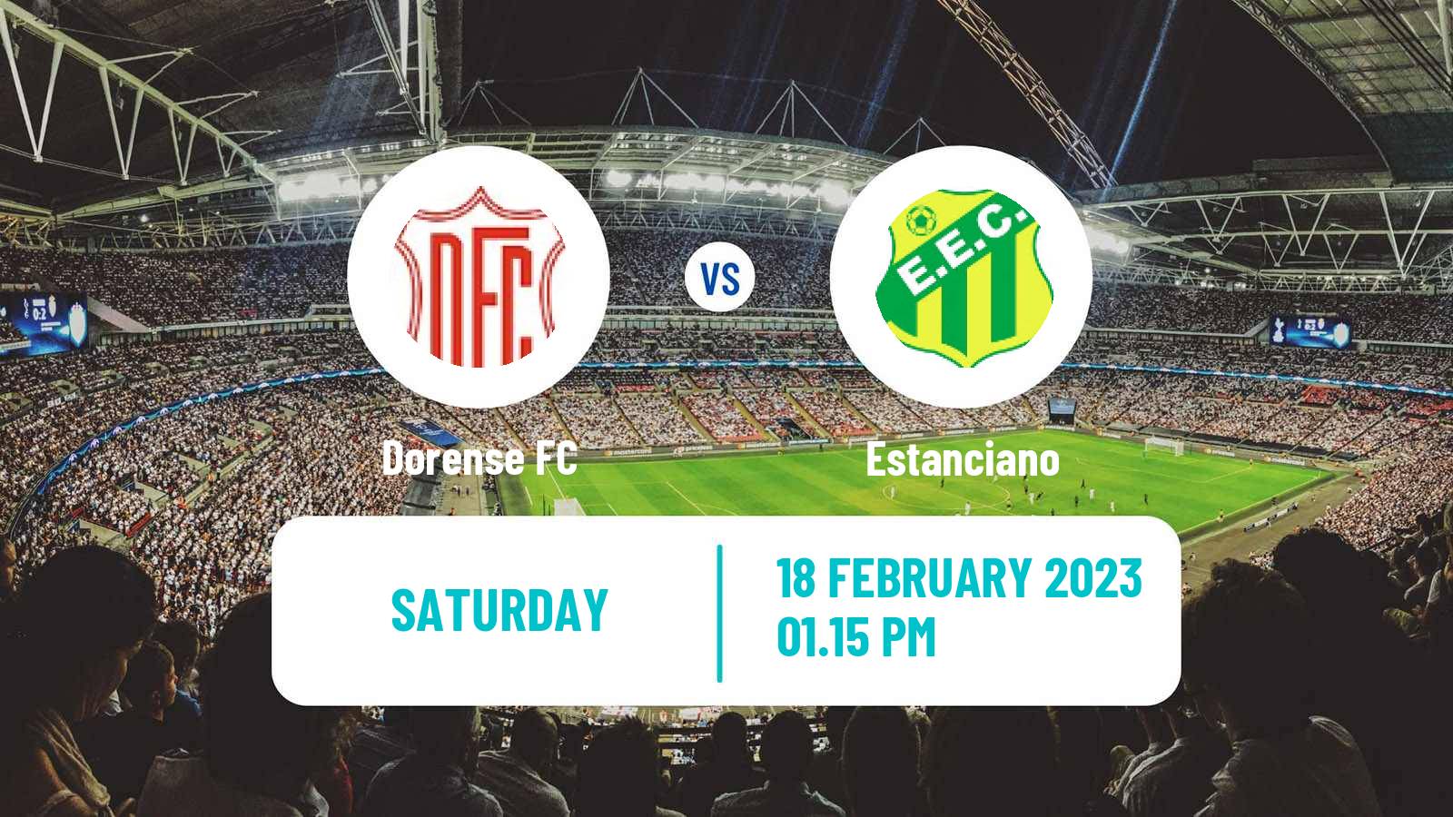 Soccer Brazilian Campeonato Sergipano Dorense - Estanciano