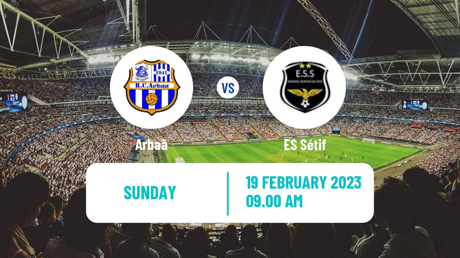 Soccer Algerian Ligue 1 Arbaâ - ES Sétif