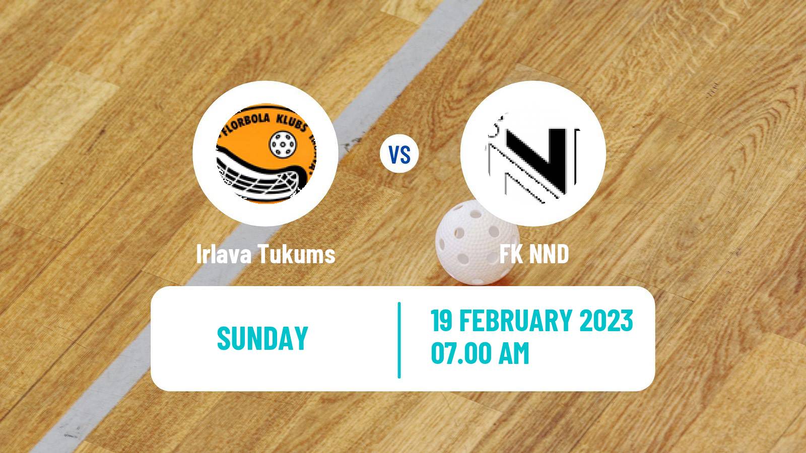 Floorball Latvian Elvi Liga Women Irlava Tukums - NND