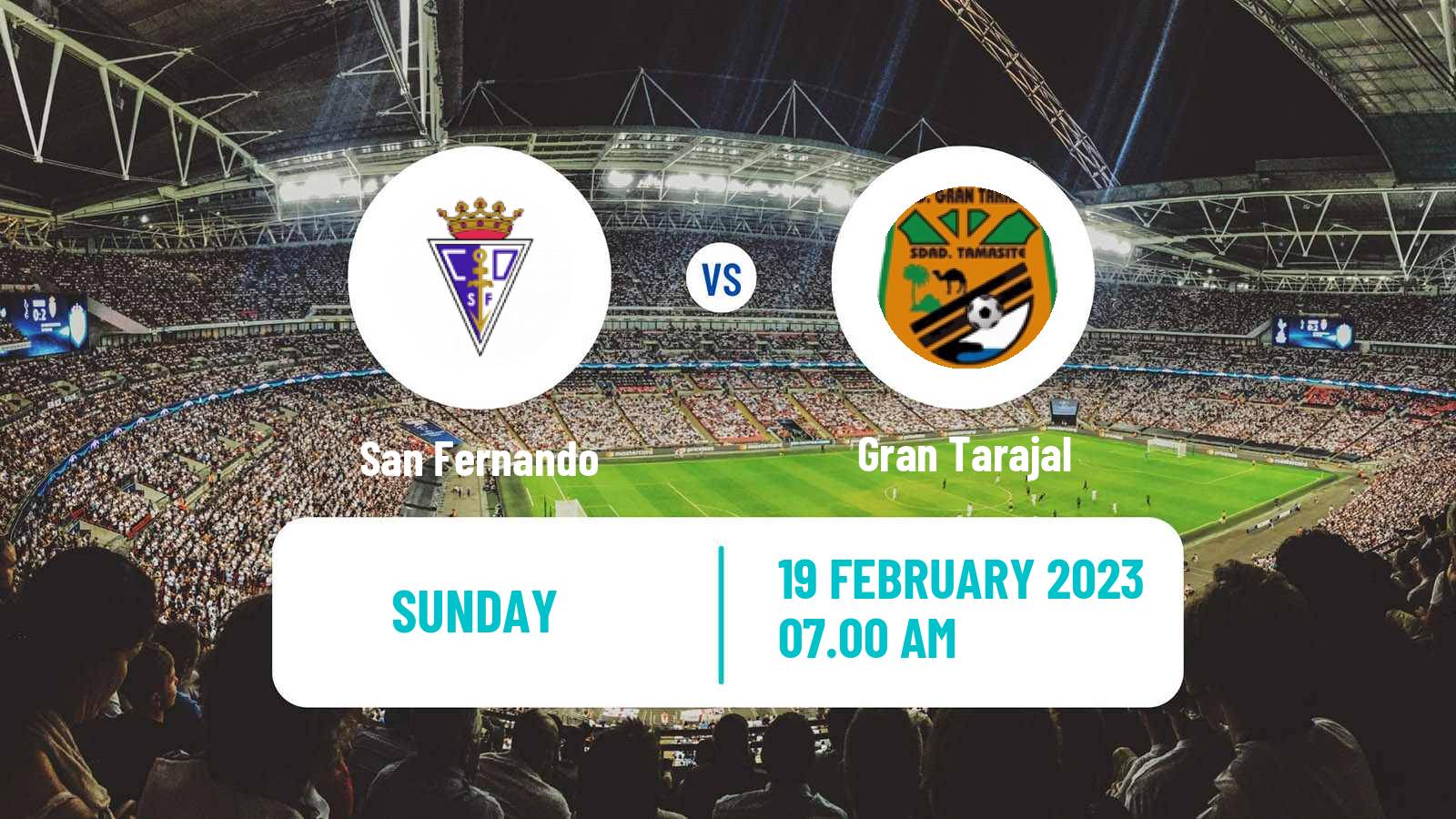 Soccer Spanish Tercera RFEF - Group 12 San Fernando - Gran Tarajal