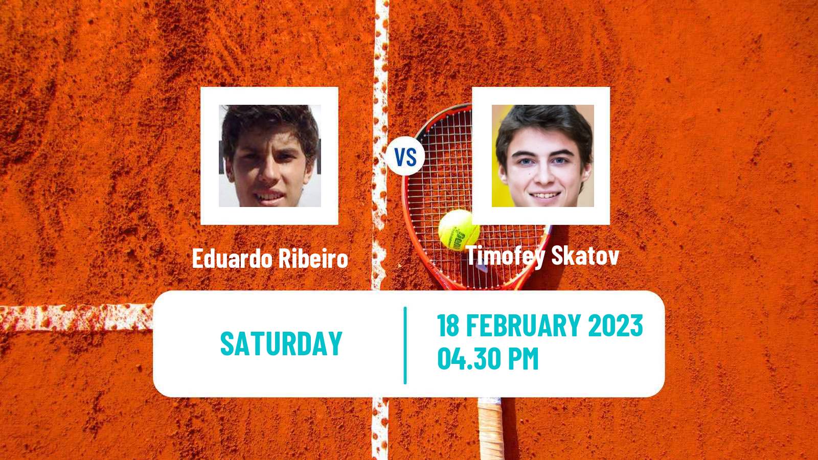 Tennis ATP Rio de Janeiro Eduardo Ribeiro - Timofey Skatov