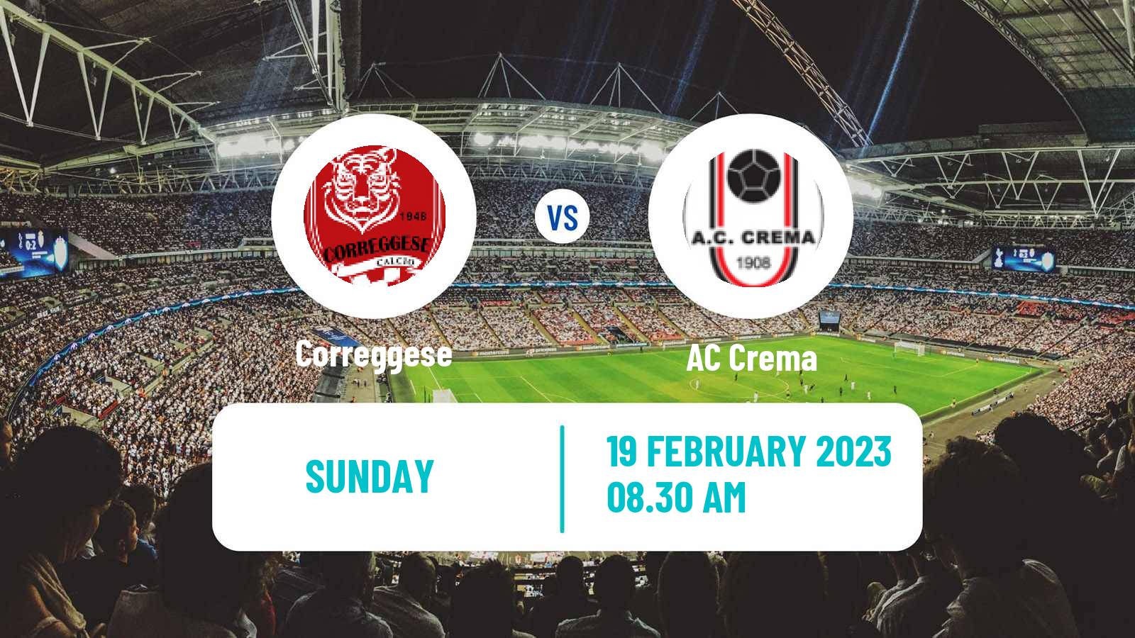 Soccer Italian Serie D - Group D Correggese - Crema