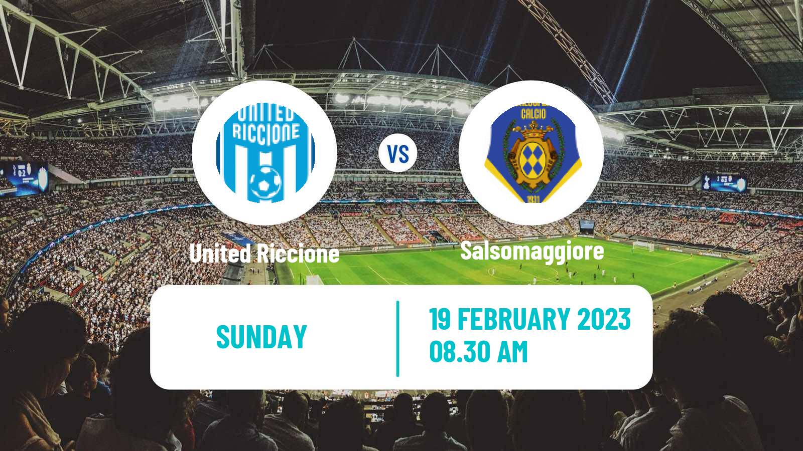 Soccer Italian Serie D - Group D United Riccione - Salsomaggiore