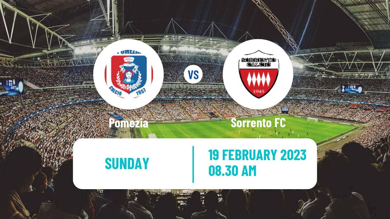 Soccer Italian Serie D - Group G Pomezia - Sorrento
