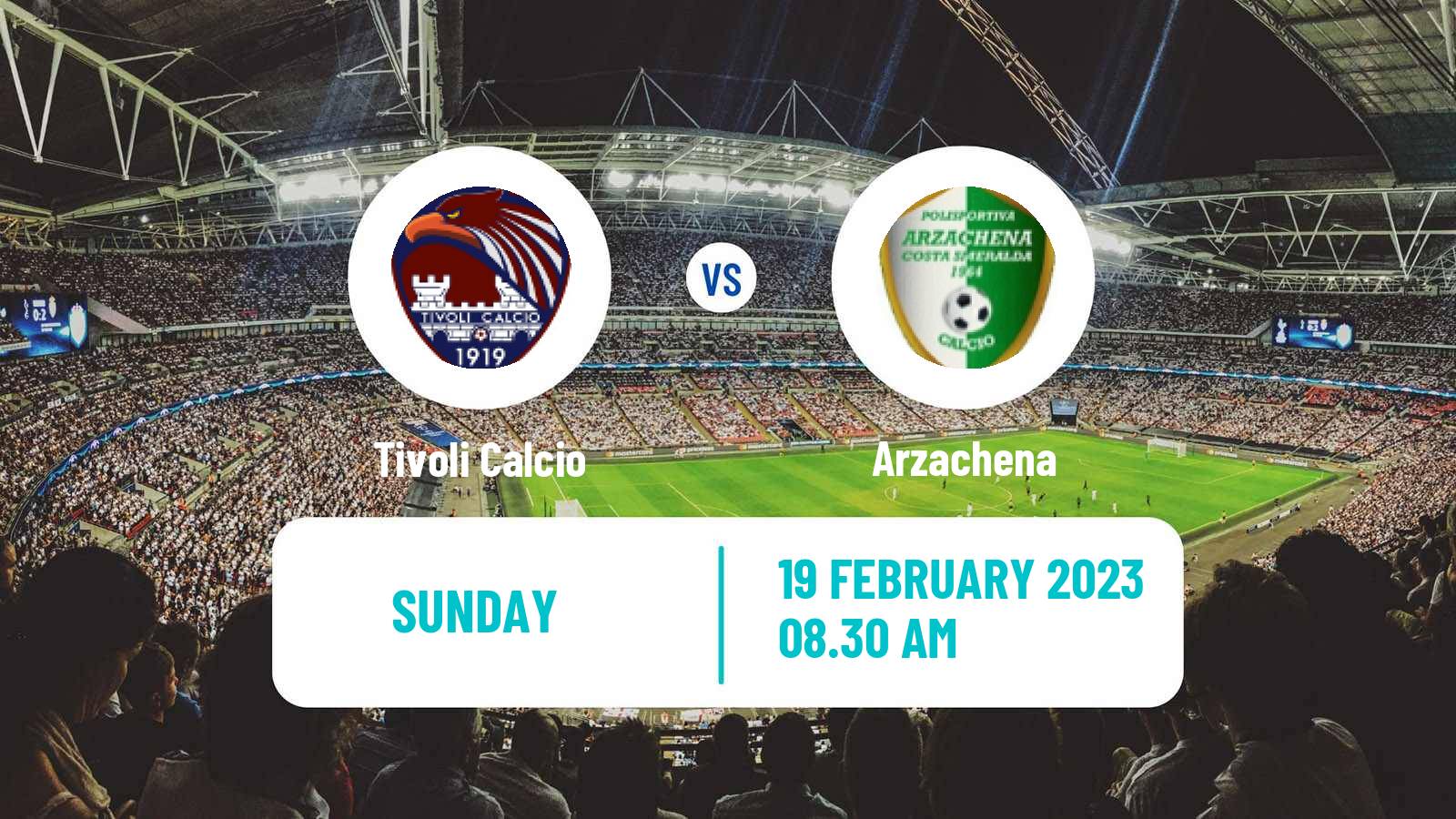 Soccer Italian Serie D - Group G Tivoli Calcio - Arzachena
