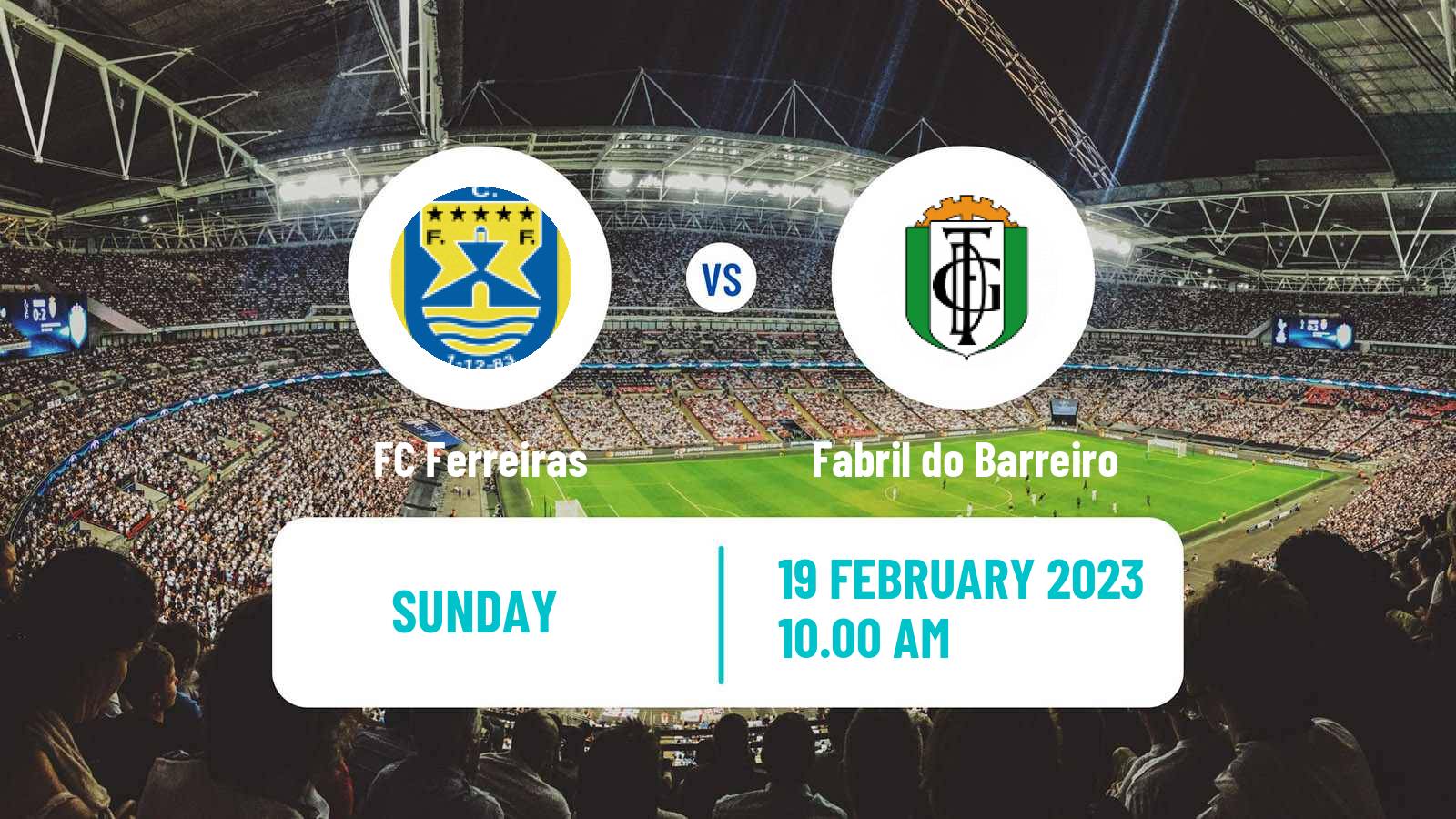 Soccer Campeonato de Portugal Ferreiras - Fabril do Barreiro
