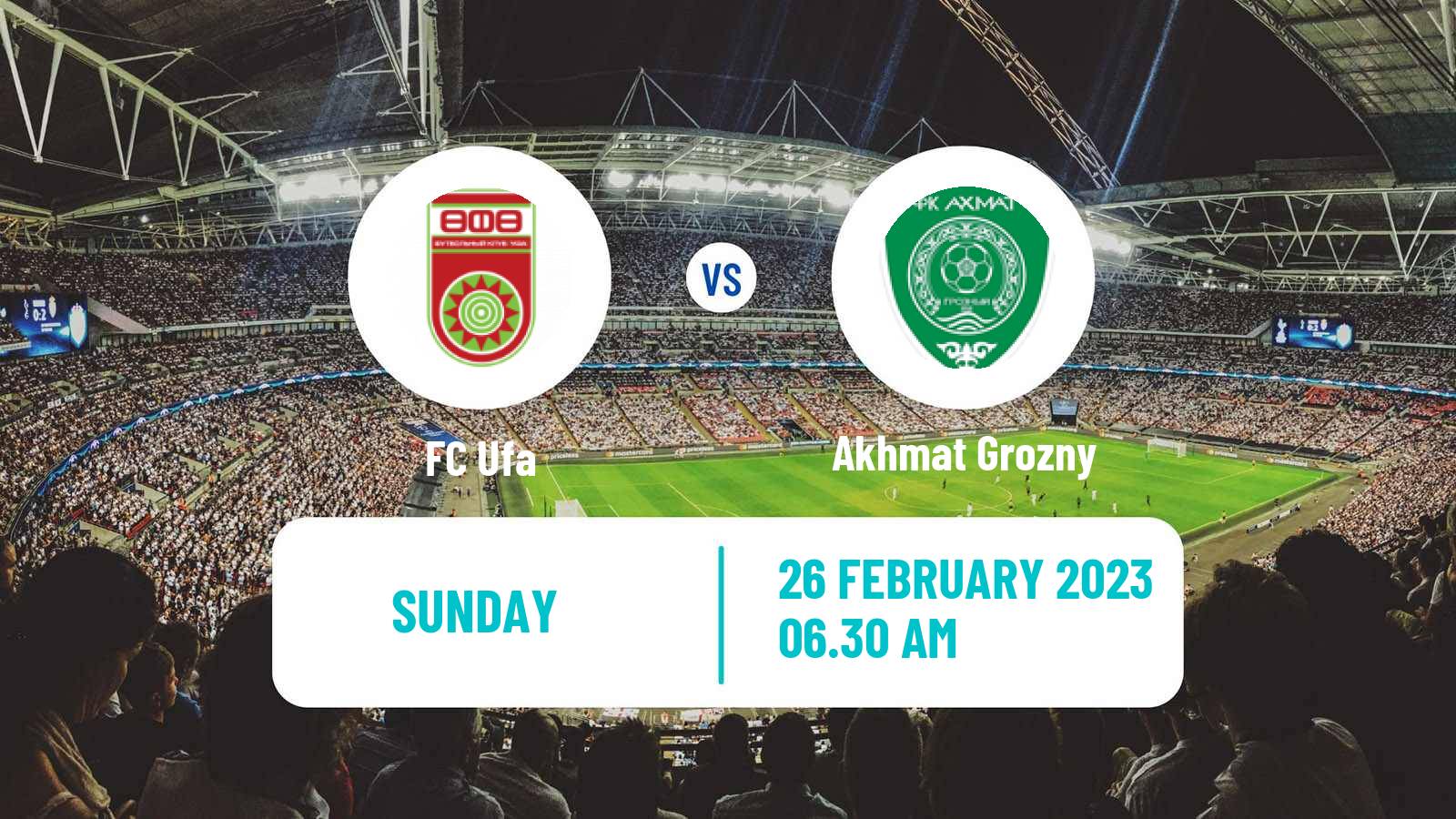 Soccer Russian Cup Ufa - Akhmat Grozny