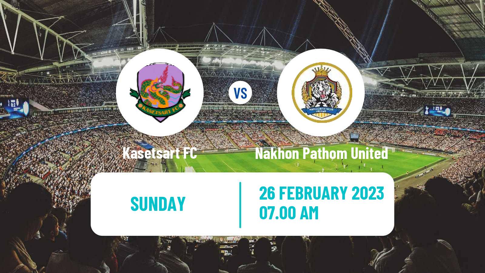 Soccer Thai League 2 Kasetsart - Nakhon Pathom United