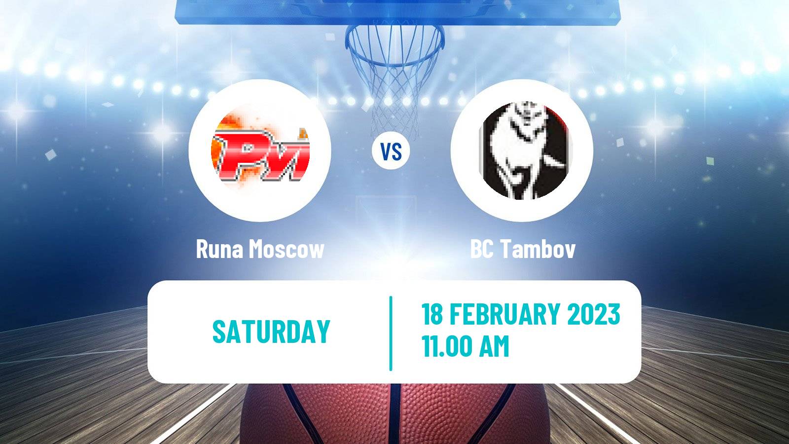 Basketball Russian Super League Basketball Runa Moscow - Tambov