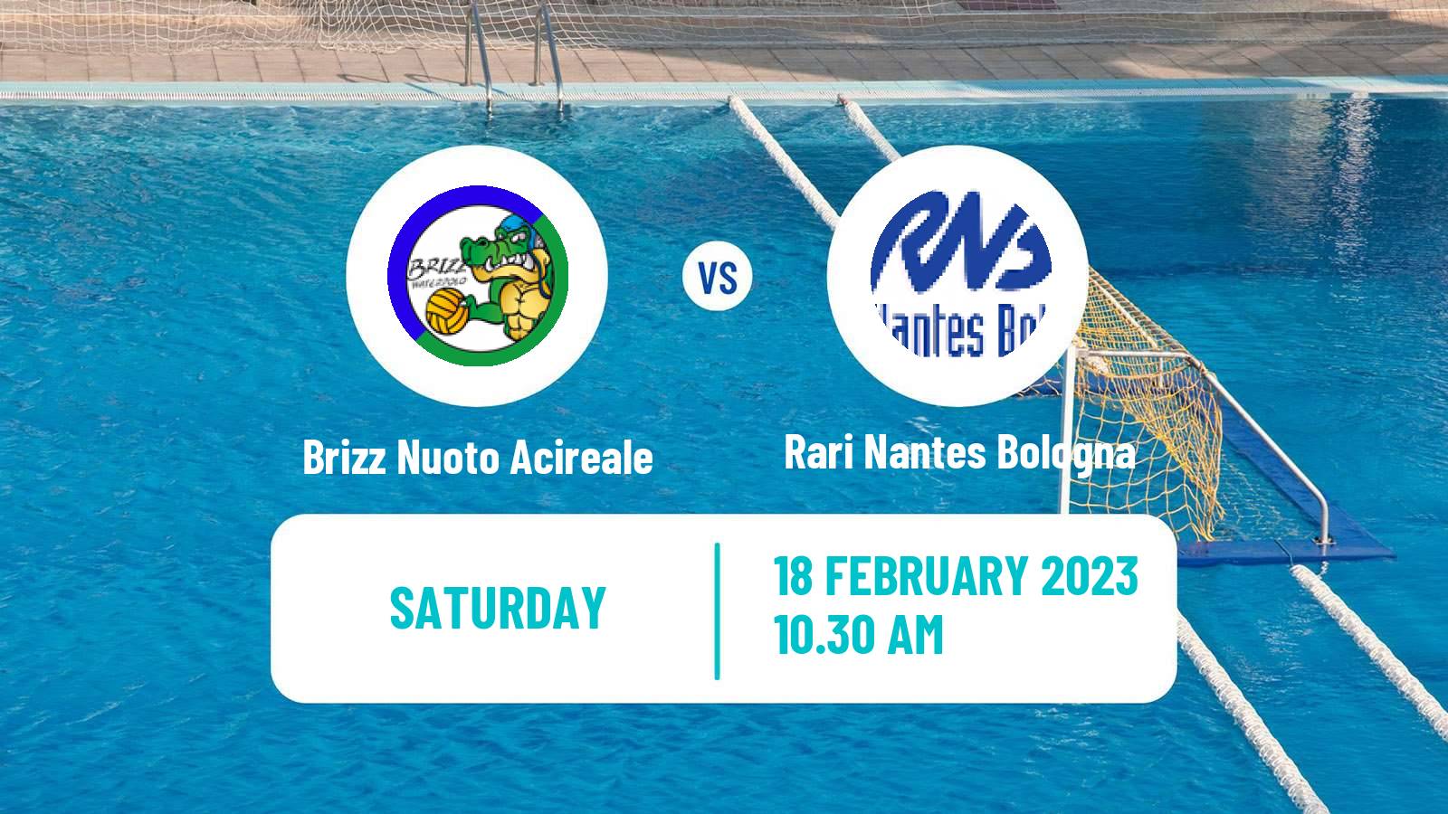 Water polo Italian A1 Water Polo Women Brizz Nuoto Acireale - Rari Nantes Bologna