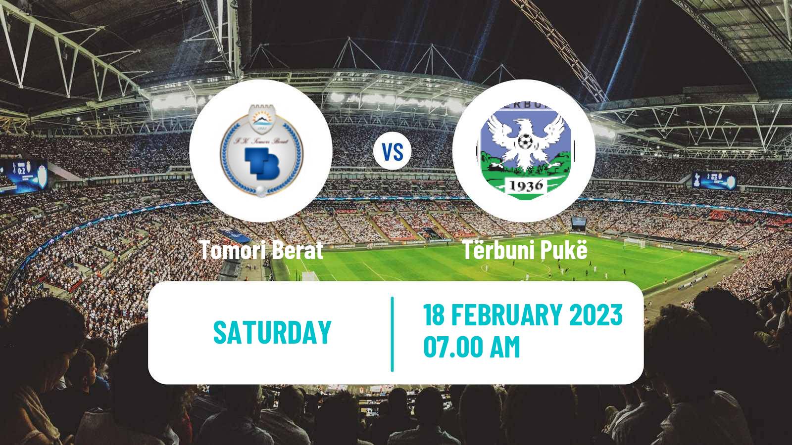 Soccer Albanian First Division Tomori Berat - Tërbuni Pukë
