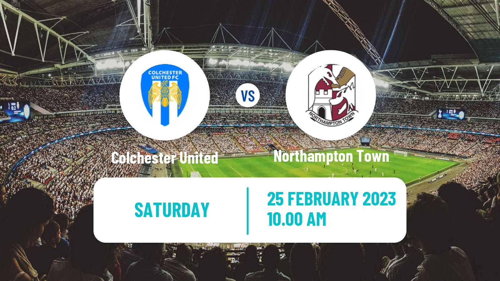 Soccer English League Two Colchester United - Northampton Town