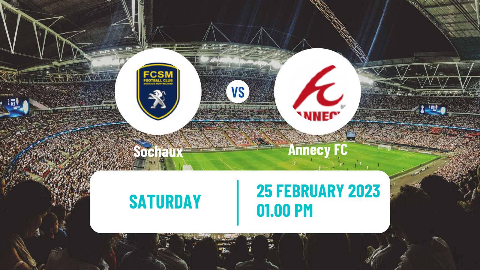 Soccer French Ligue 2 Sochaux - Annecy