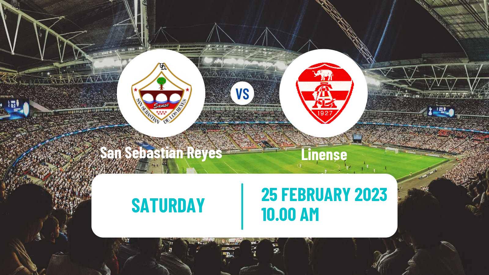 Soccer Spanish Primera RFEF Group 1 San Sebastian Reyes - Linense