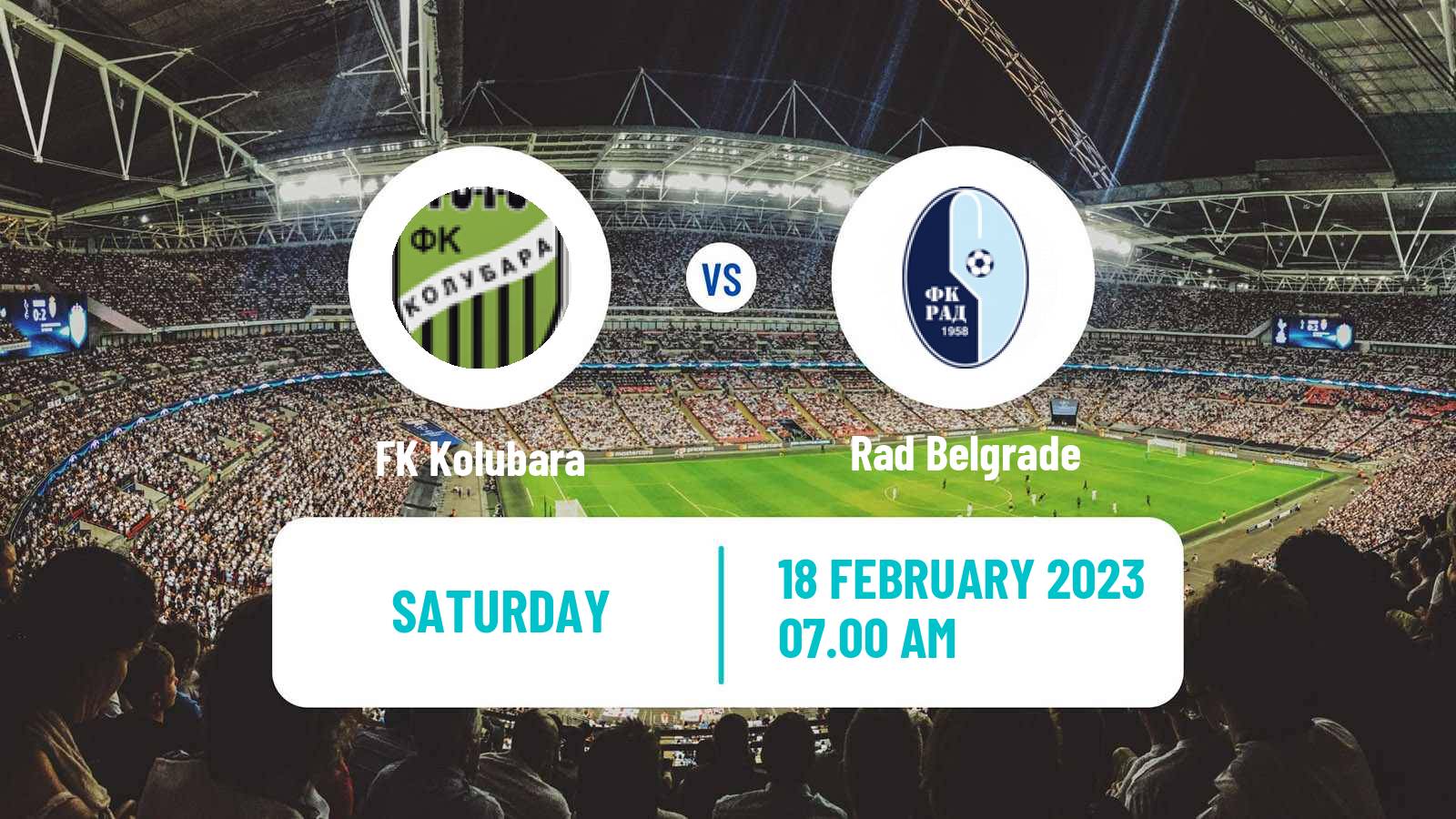 Soccer Club Friendly Kolubara - Rad