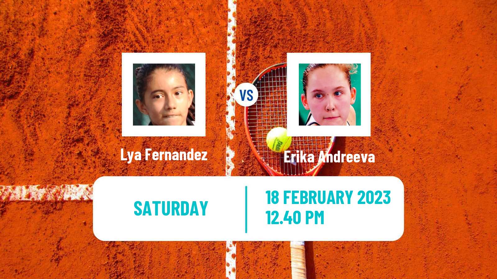 Tennis WTA Merida Lya Fernandez - Erika Andreeva