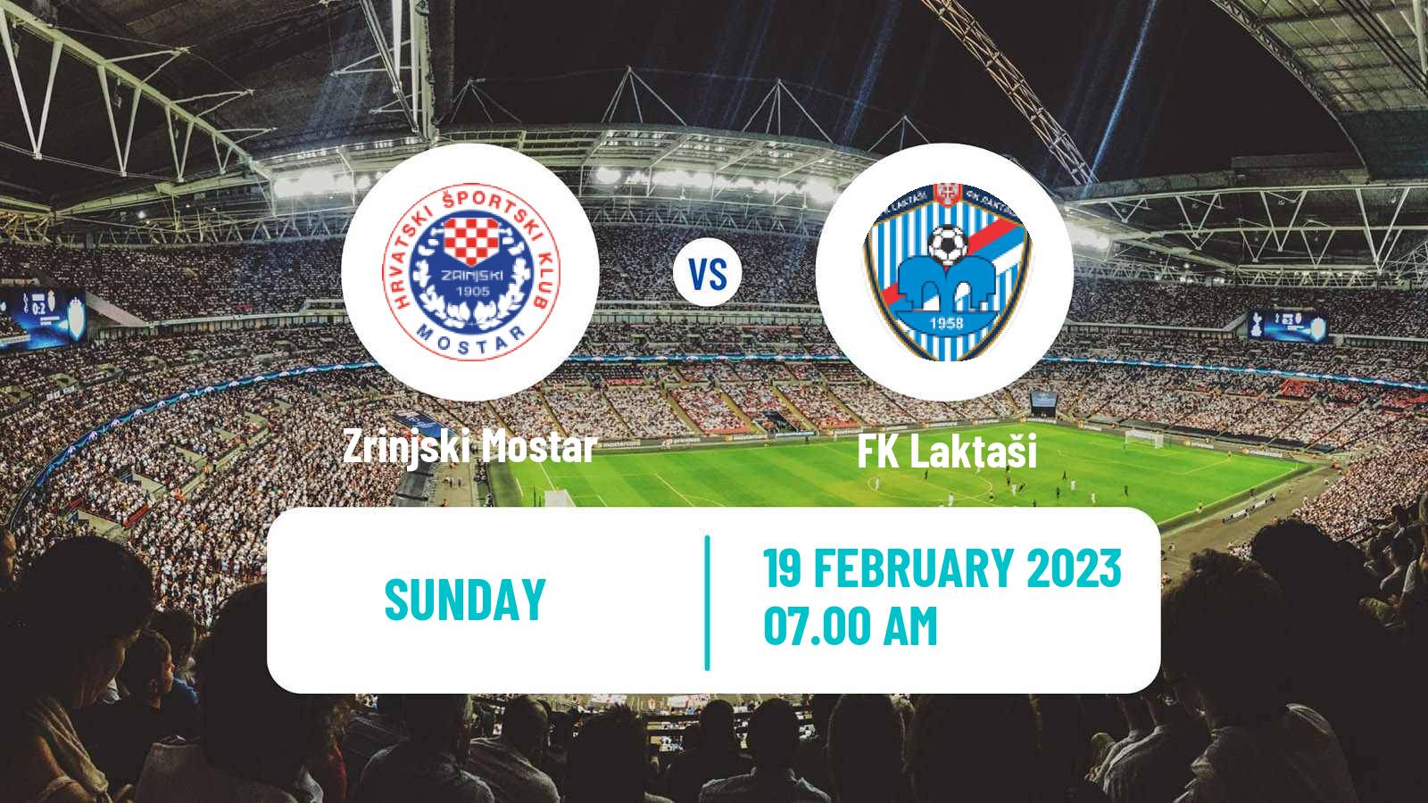 Soccer Bosnian Cup Zrinjski Mostar - Laktaši