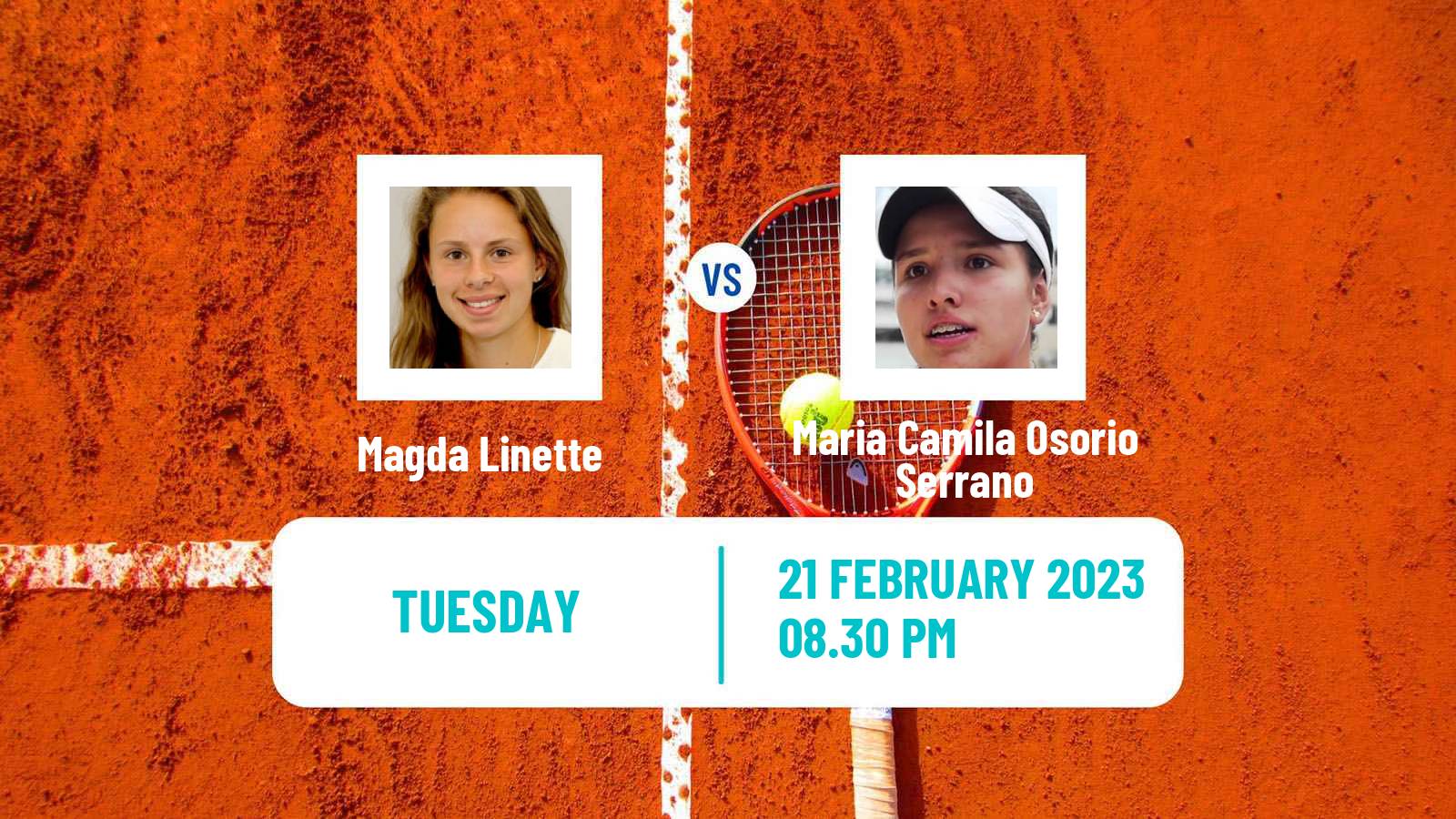 Tennis WTA Merida Magda Linette - Maria Camila Osorio Serrano