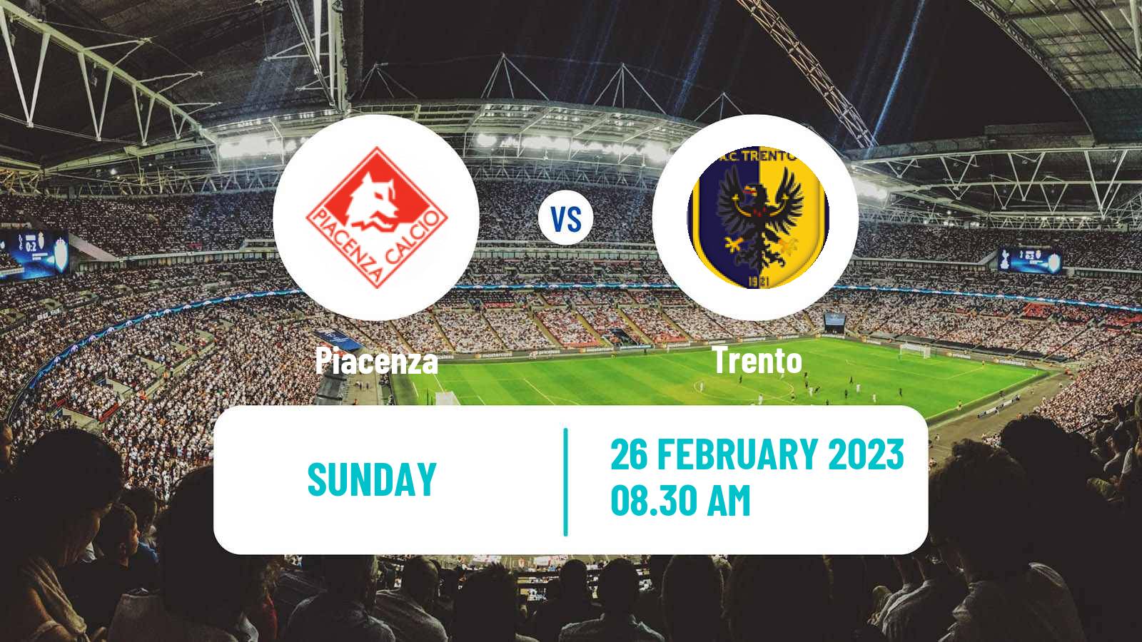 Soccer Italian Serie C Group A Piacenza - Trento