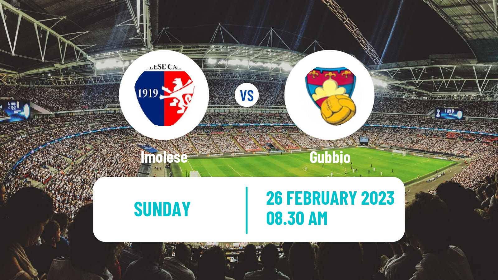 Soccer Italian Serie C Group B Imolese - Gubbio
