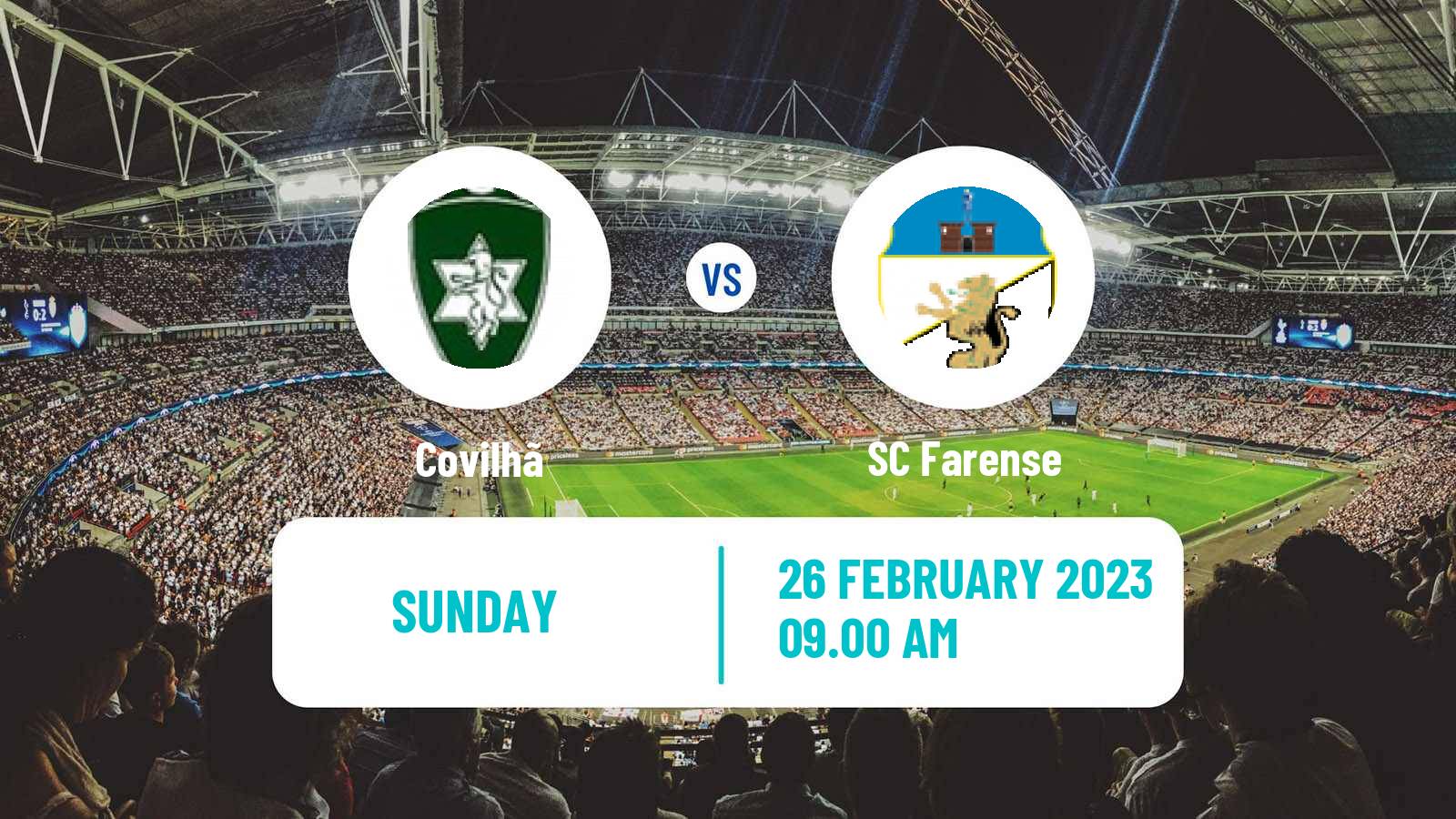 Soccer Portuguese Liga 2 Covilhã - Farense