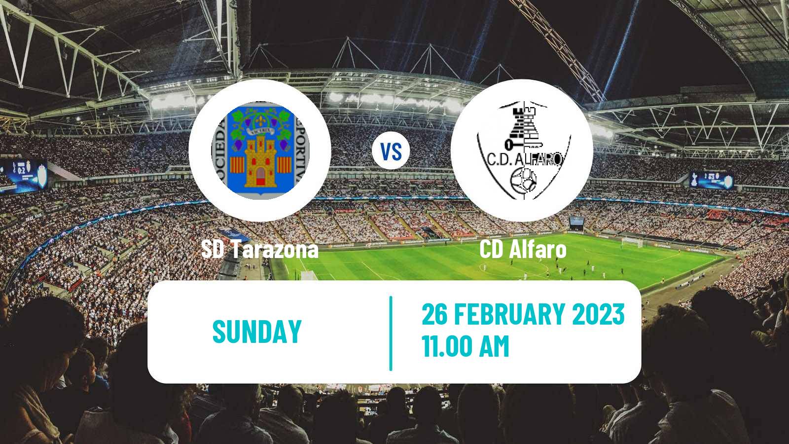Soccer Spanish Segunda RFEF - Group 2 Tarazona - Alfaro