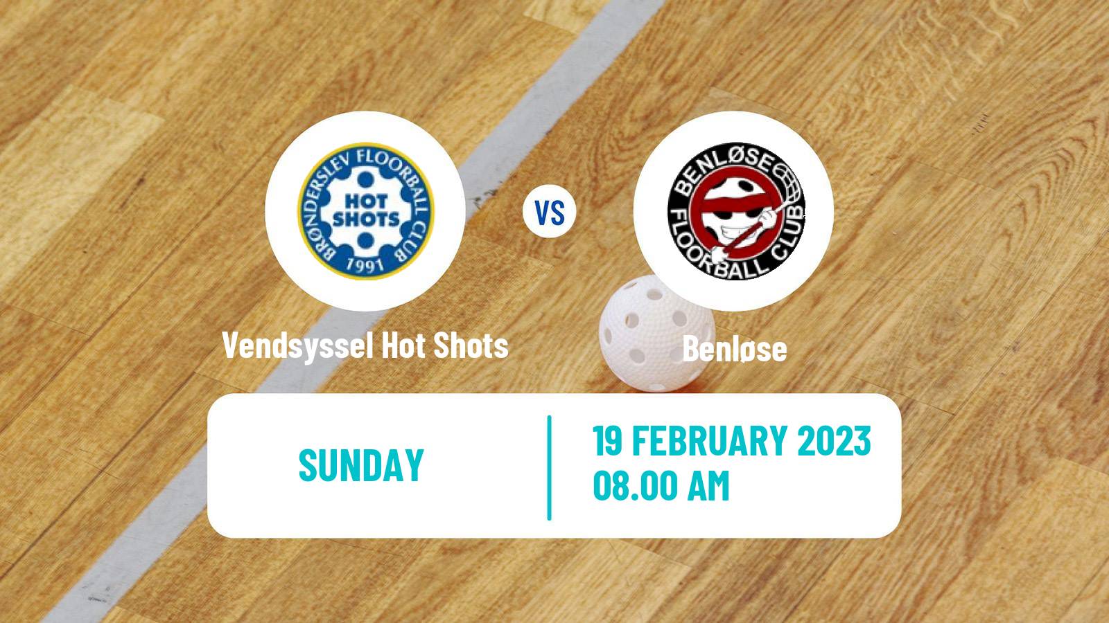 Floorball Danish Unihoc Ligaen Vendsyssel Hot Shots - Benløse