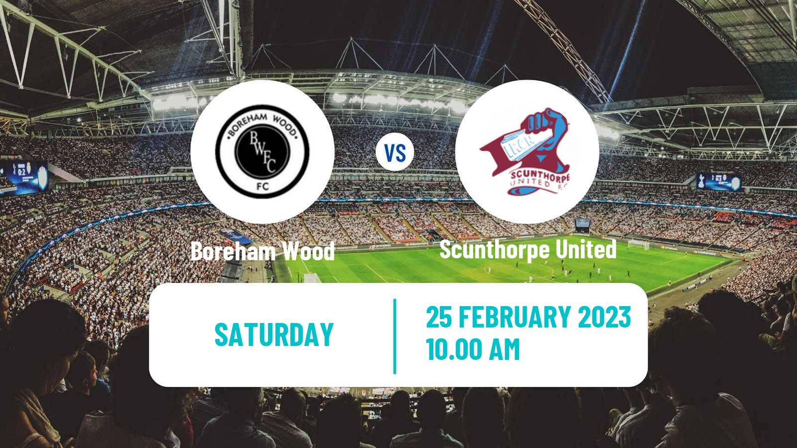 Soccer English National League Boreham Wood - Scunthorpe United