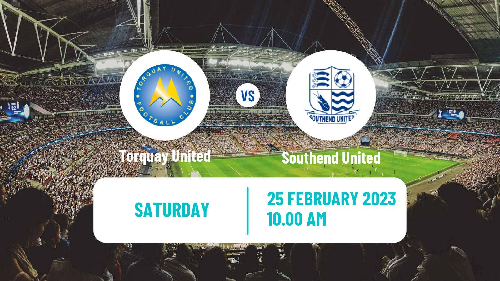Soccer English National League Torquay United - Southend United